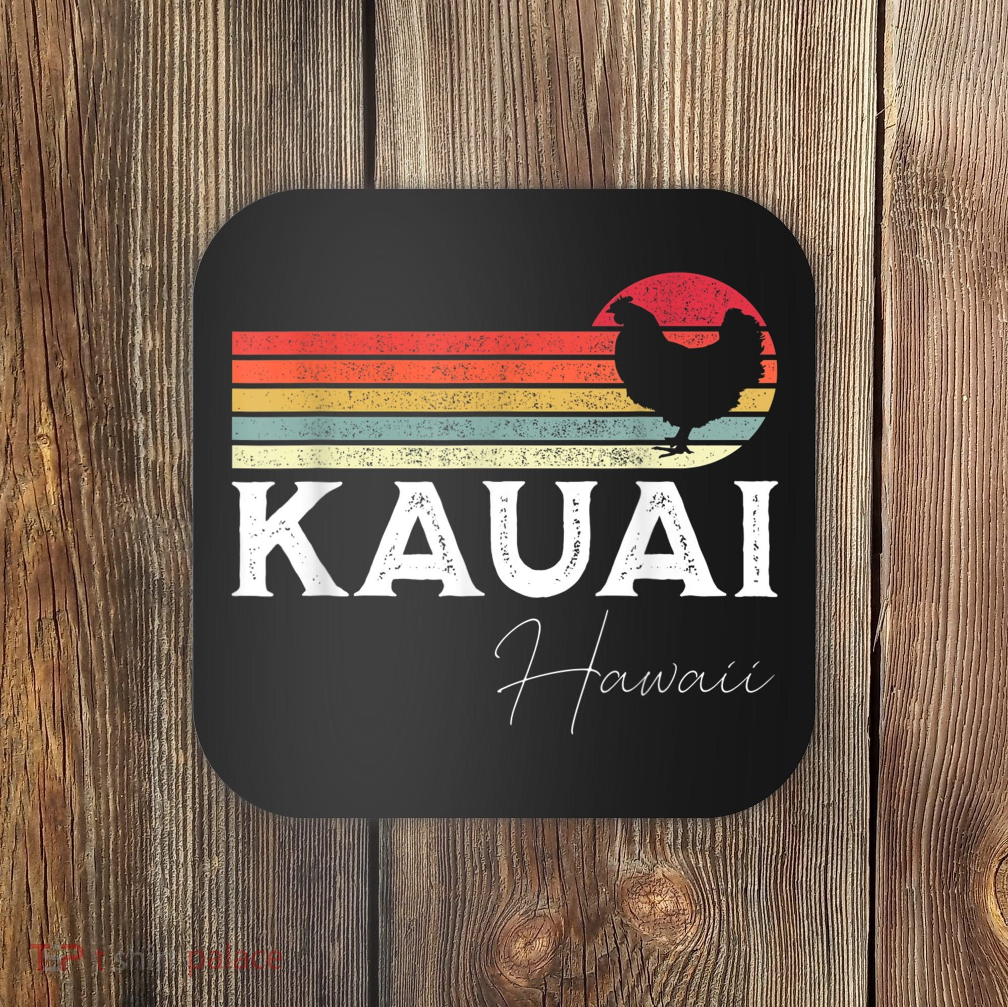 Kauai Hawaii Chicken Lover Souvenir Coaster