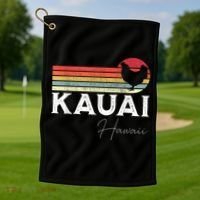 Kauai Hawaii Chicken Lover Souvenir Golf Towel thumb 1
