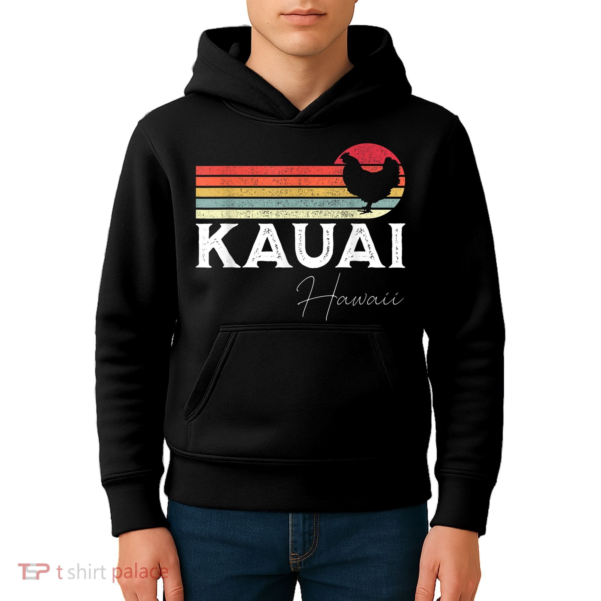 Kauai Hawaii Chicken Lover Souvenir Kids Hoodie