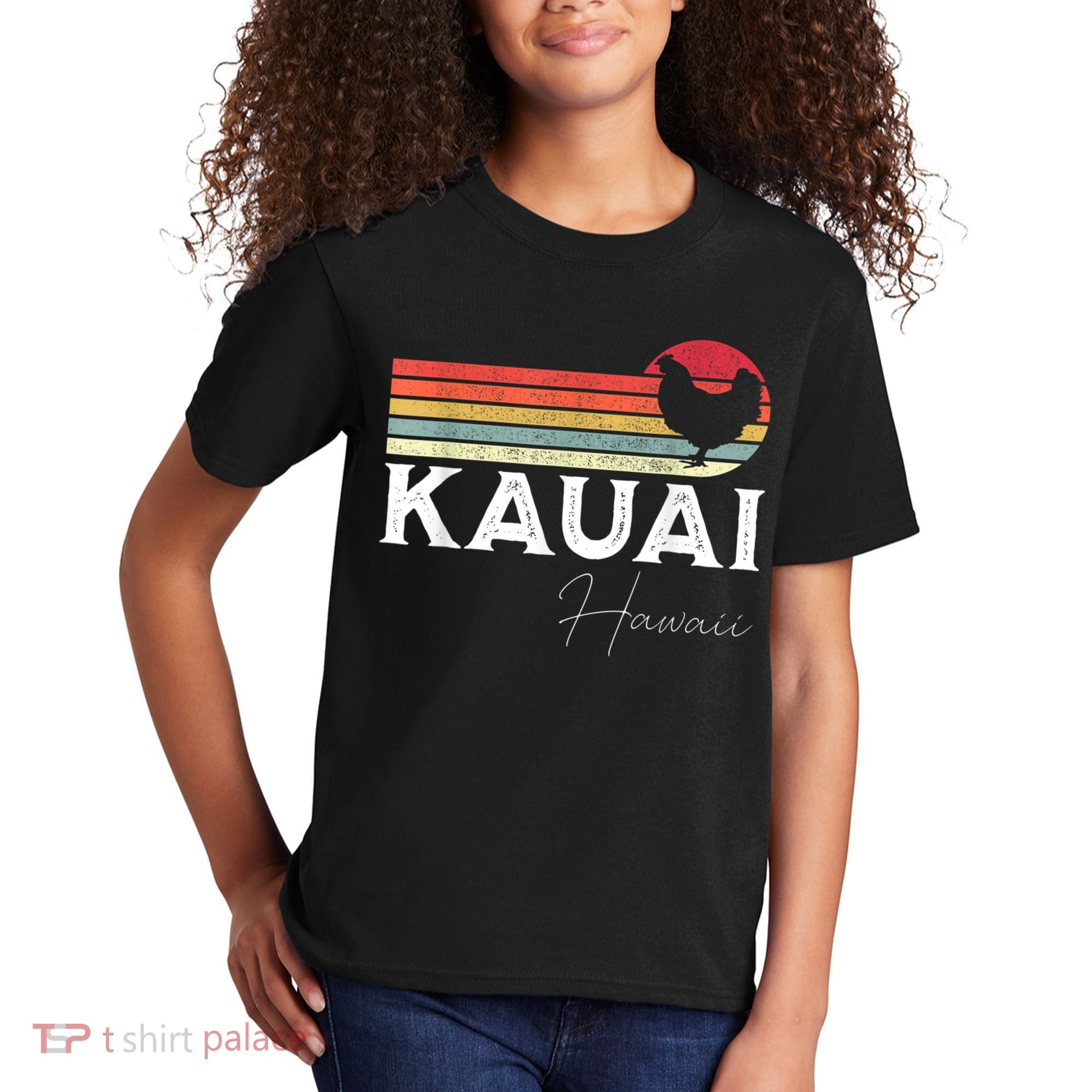 Kauai Hawaii Chicken Lover Souvenir Kids T-Shirt