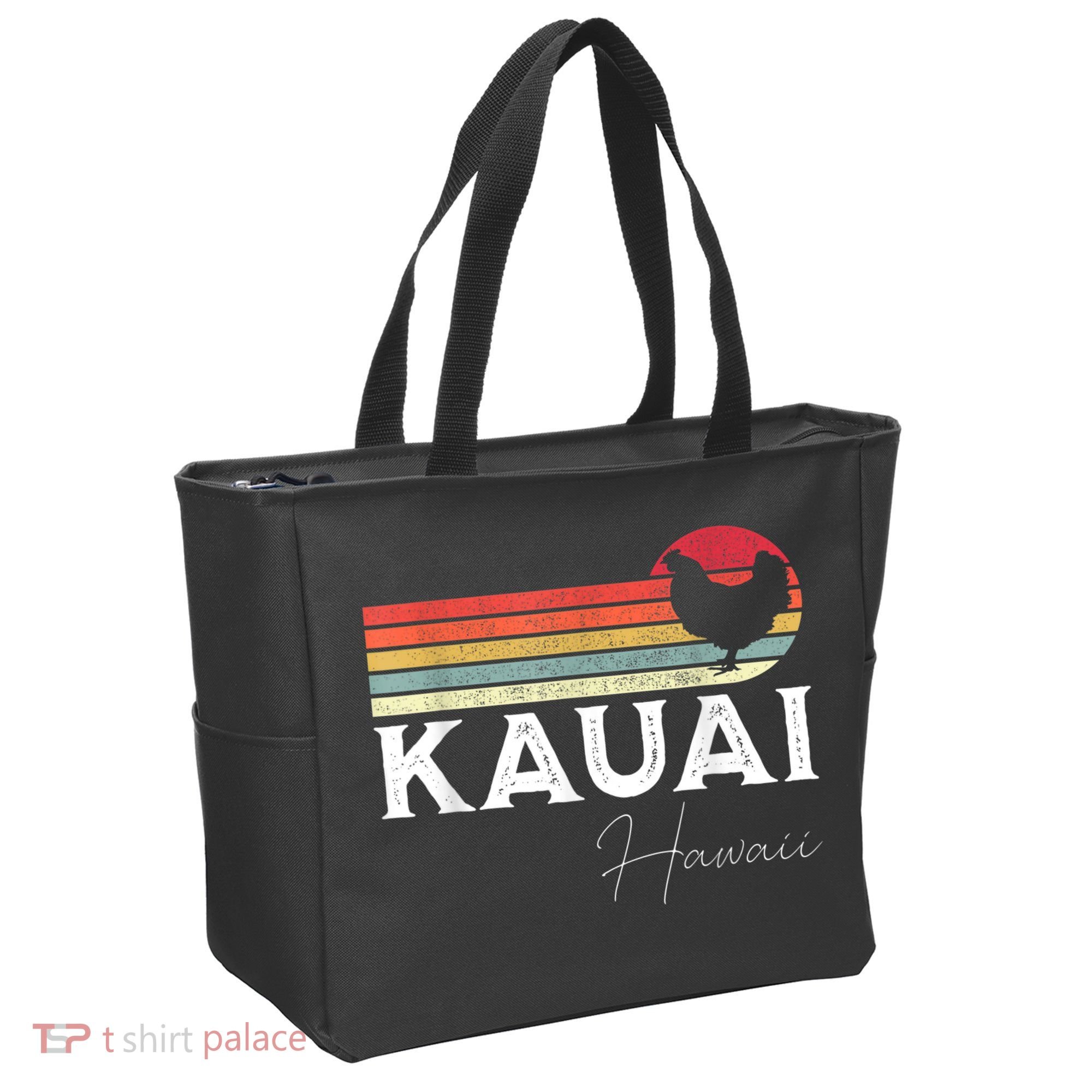 Kauai Hawaii Chicken Lover Souvenir Tote Bag