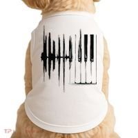 Keyboard Heartbeat Cool Piano And Organ Player Novelty Item Doggie Tank thumb 0