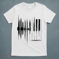 Keyboard Heartbeat Cool Piano And Organ Player Novelty Item T-Shirt thumb 5