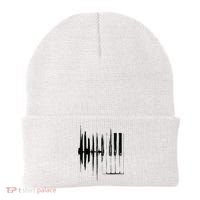 Keyboard Heartbeat Cool Piano And Organ Player Novelty Item Beanie thumb 0