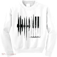 Keyboard Heartbeat Cool Piano And Organ Player Novelty Item Kids Sweatshirt thumb 0