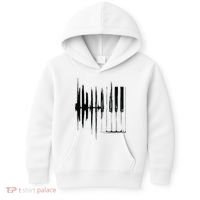 Keyboard Heartbeat Cool Piano And Organ Player Novelty Item Kids Hoodie thumb 0