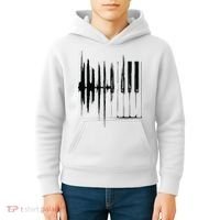Keyboard Heartbeat Cool Piano And Organ Player Novelty Item Kids Hoodie thumb 4