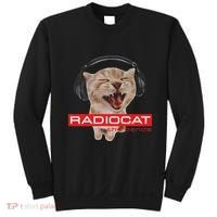 Kitten Headphones Cat Tech House Music Funny Cat Lover Sweatshirt thumb 0