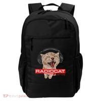 Kitten Headphones Cat Tech House Music Funny Cat Lover Backpack thumb 0