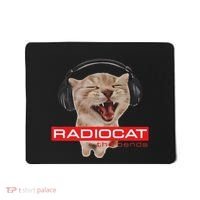Kitten Headphones Cat Tech House Music Funny Cat Lover Mousepad thumb 0