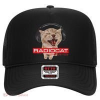 Kitten Headphones Cat Tech House Music Funny Cat Lover Hat thumb 0