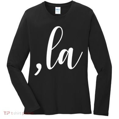 Kamala Harris Comma La Women's Long Sleeve Shirt