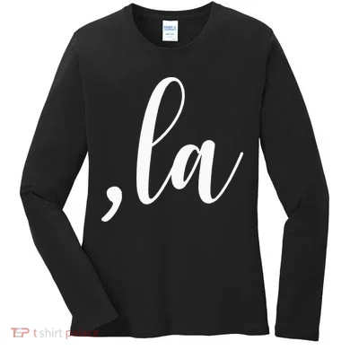Kamala Harris Comma La Women's Long Sleeve Shirt