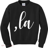 Kamala Harris Comma La Kids Sweatshirt thumb 0