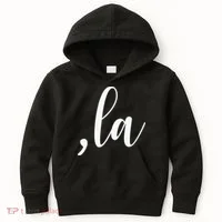 Kamala Harris Comma La Kids Hoodie thumb 0
