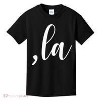 Kamala Harris Comma La Kids T-Shirt thumb 0