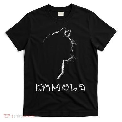 Kamala Harris Cat Lettering Positive Funny T-Shirt