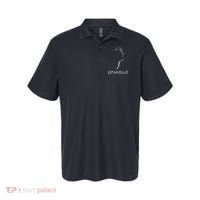 Kamala Harris Cat Lettering Positive Funny Polo thumb 0