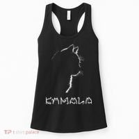 Kamala Harris Cat Lettering Positive Funny Women's Tank Top thumb 0