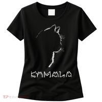 Kamala Harris Cat Lettering Positive Funny Women's T-Shirt thumb 0