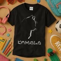 Kamala Harris Cat Lettering Positive Funny Kids T-Shirt thumb 3