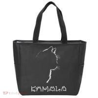 Kamala Harris Cat Lettering Positive Funny Tote Bag thumb 0