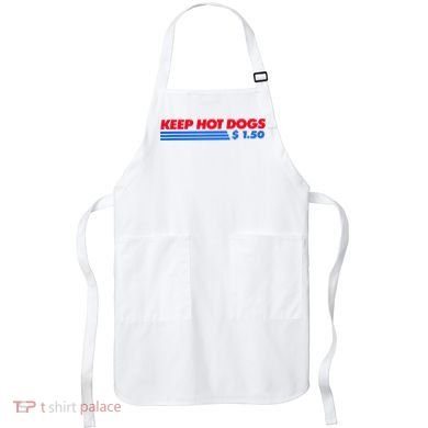 Keep Hot Dogs $1.50 Apron