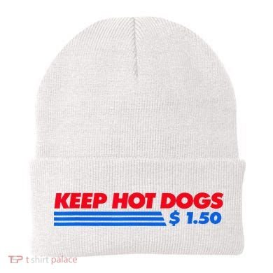 Keep Hot Dogs $1.50 Beanie