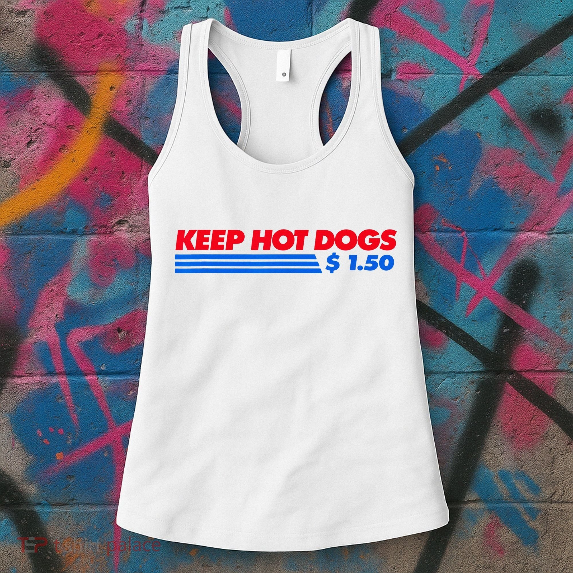 Keep Hot Dogs $1.50 Women's Tank Top