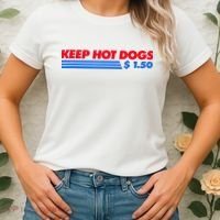 Keep Hot Dogs $1.50 Women's T-Shirt thumb 2
