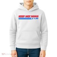 Keep Hot Dogs $1.50 Kids Hoodie thumb 4