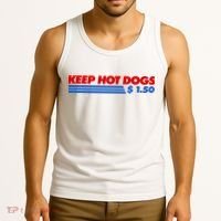 Keep Hot Dogs $1.50 Dollars Tank Top thumb 3