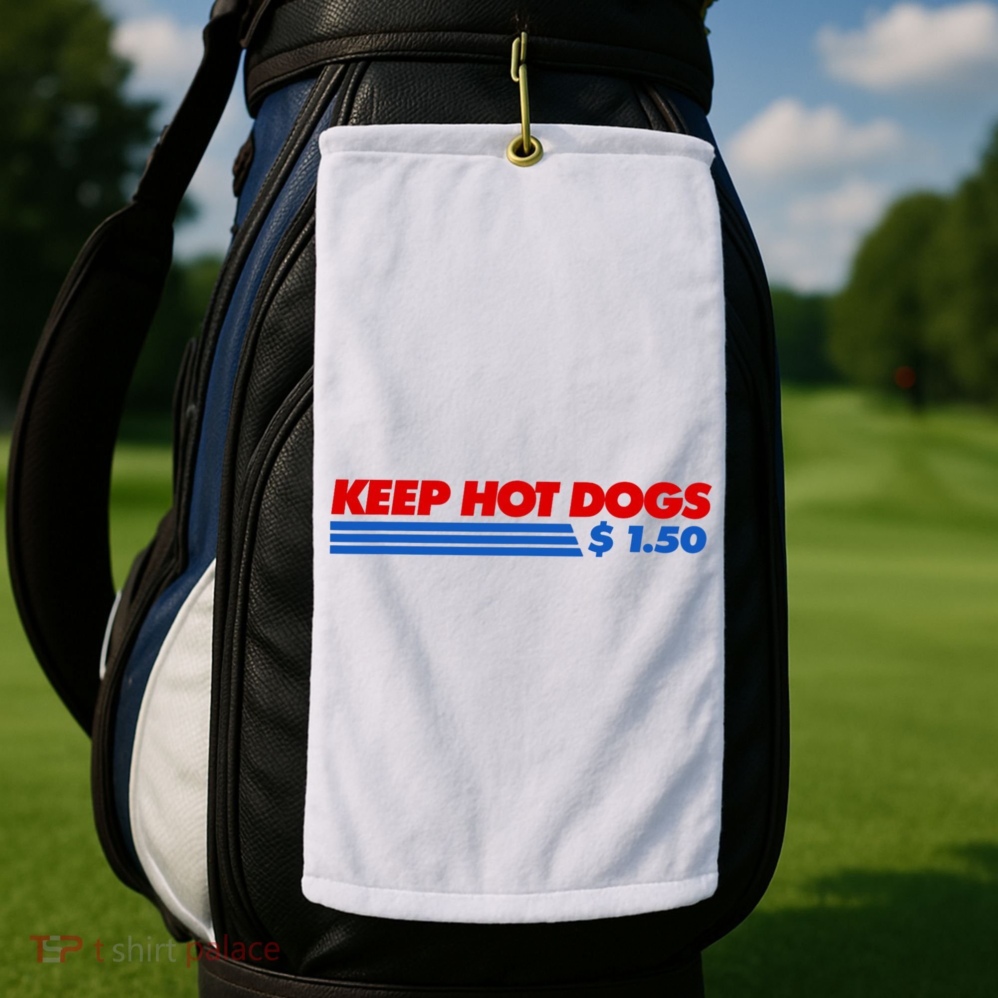 Keep Hot Dogs $1.50 Dollars Golf Towel
