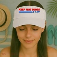 Keep Hot Dogs $1.50 Dollars Visor thumb 2