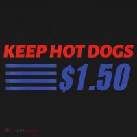 Keep Hot Dogs $1.50 Backpack thumb 2