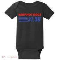 Keep Hot Dogs $1.50 Baby Bodysuit thumb 0