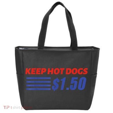Keep Hot Dogs $1.50 Tote Bag