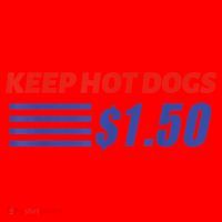 Keep Hot Dogs $1.50 Santa Hat thumb 1
