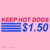 Keep Hot Dogs At 1.50 Dollars Coaster thumb 2