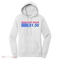 Keep Hot Dogs At 1.50 Dollars Women's Hoodie thumb 0
