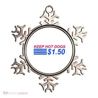 Keep Hot Dogs At 1.50 Dollars Ornament