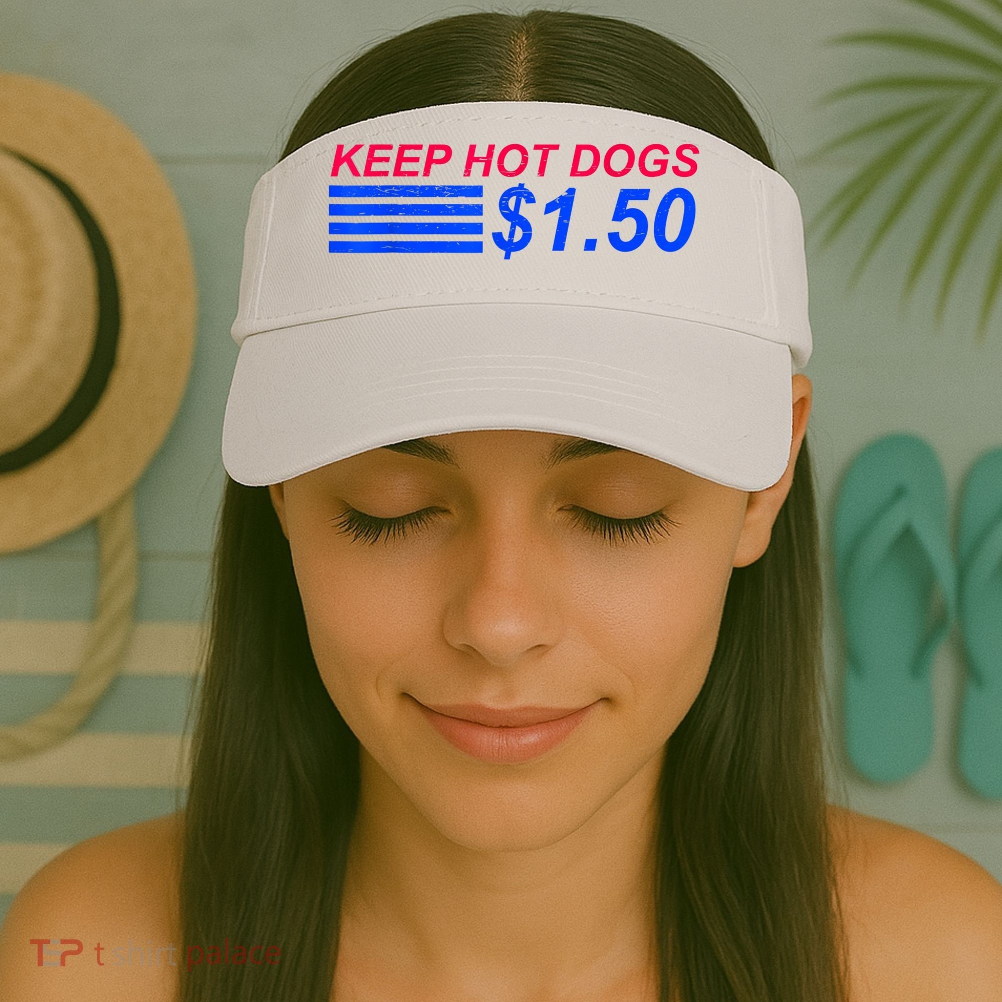 Keep Hot Dogs At 1.50 Dollars Visor