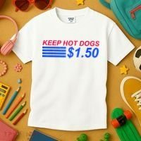 Keep Hot Dogs At 1.50 Dollars Kids T-Shirt thumb 3