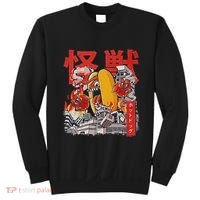 Kaiju Hot Dog Japanese Anime Monster Hotdog Sweatshirt thumb 0