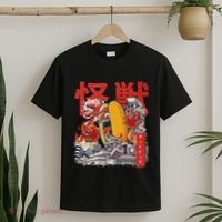 Kaiju Hot Dog Japanese Anime Monster Hotdog T-Shirt thumb 2