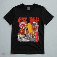 Kaiju Hot Dog Japanese Anime Monster Hotdog T-Shirt thumb 5