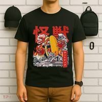 Kaiju Hot Dog Japanese Anime Monster Hotdog T-Shirt thumb 6
