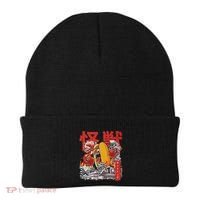 Kaiju Hot Dog Japanese Anime Monster Hotdog Beanie thumb 0