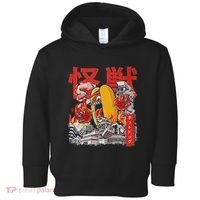 Kaiju Hot Dog Japanese Anime Monster Hotdog Toddler Hoodie thumb 0