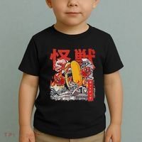 Kaiju Hot Dog Japanese Anime Monster Hotdog Toddler T-Shirt thumb 2